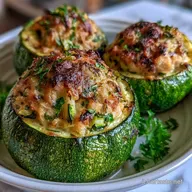 Zucchine Tonde Ripiene Sfiziose al Tonno