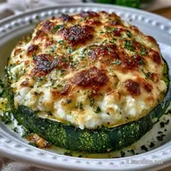 Zucchine Tonde Vegetariane con Ricotta