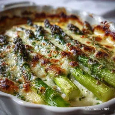 Ricetta Asparagi Gratinati Favolosa per 6 Persone Scheda ricetta