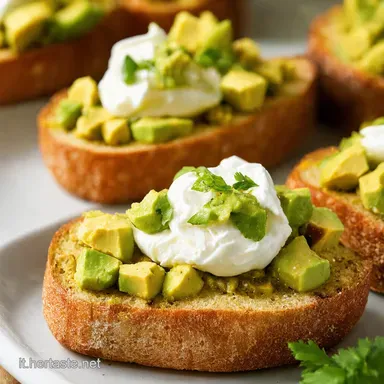 Avocado Ricette Sfiziose Bruschetta da Sogno con Burrata Scheda ricetta