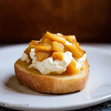 Bruschette Pesche Grigliate e Ricotta La Ricetta Estiva Perfetta Scheda ricetta