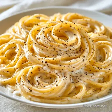 Cacio e Pepe Cremosa in 15 Minuti Scheda ricetta