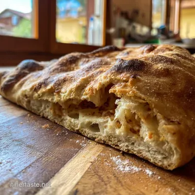 Il Calzone della Nonna Soffice e Filante al Forno Scheda ricetta