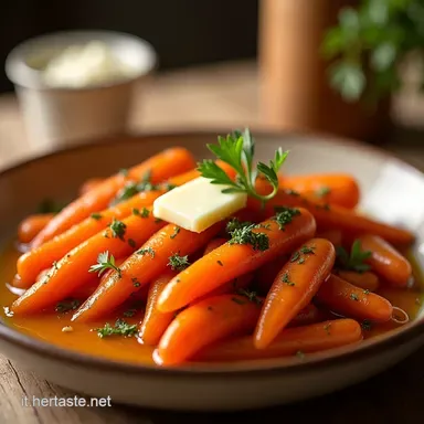 Carote al Burro e Timo Contorno Semplice e Veloce Scheda ricetta