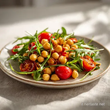 Insalata Ceci Pomodorini Rucola: In 25 Minuti Scheda ricetta