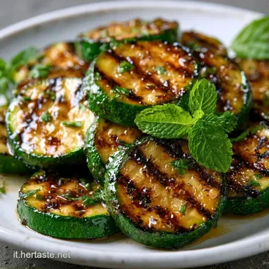 Zucchine Grigliate per 2 Persone Scheda ricetta