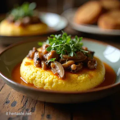 Croccante di Polenta Funghi Taleggio Che Bont&agrave; Scheda ricetta