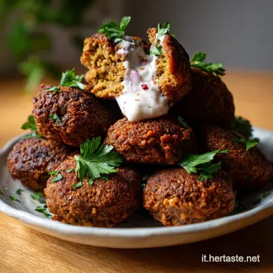 Ricetta Falafel Ceci Secchi Come Fare Falafel Trad: Croccantezza Garantita Scheda ricetta