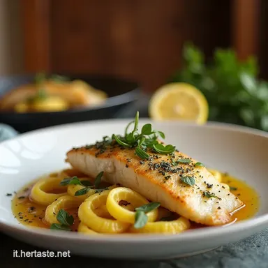 Filetti di Branzino in Padella Il Segreto della Pelle Croccante e Polpa Succosa Scheda ricetta