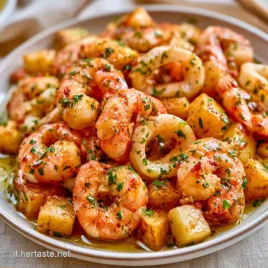 Insalata di Gamberi e Calamari e Patate Scheda ricetta