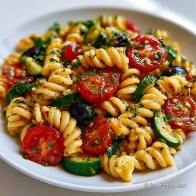 Insalata Di Pasta Vegetariana per 4 Scheda ricetta