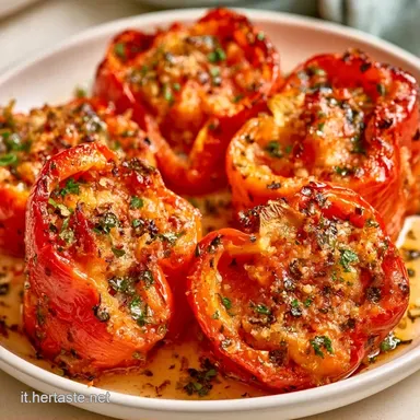 Involtini Di Peperoni per 4 Persone Scheda ricetta