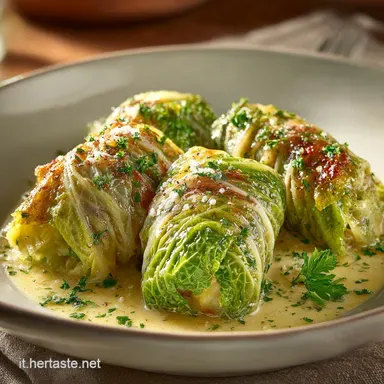 Involtini di verza alla poverella ricetta rustica e saporita Scheda ricetta