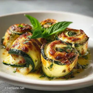 Ricetta Involtini di zucchine al forno Oven-Only Scheda ricetta