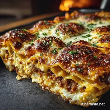 Lasagne Rustiche Il Rag&ugrave; Lento che sa di Abbraccio della Nonna Scheda ricetta