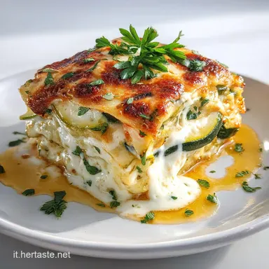 Lasagne alle zucchine Cremose in 50 Minuti Scheda ricetta