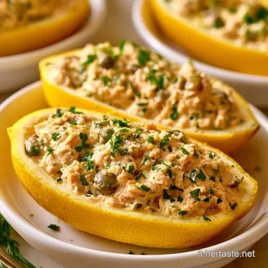Limoni Ripieni Di Tonno Con Ricotta Scheda ricetta