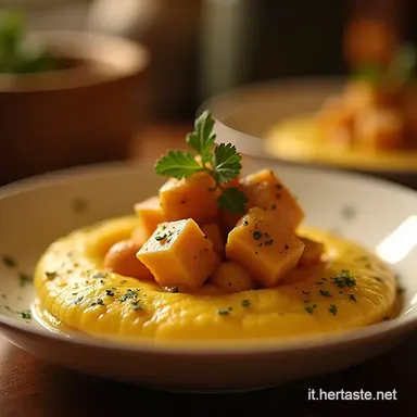 Ricetta Macco di Fave Secche Il Pur&egrave; Pugliese Cremoso Scheda ricetta