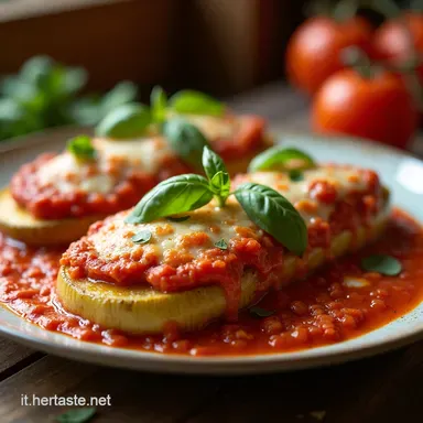 Ricette con Melanzane al Forno Parmigiana Alleggerita Scheda ricetta