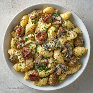 Mezze Maniche Boscaiola Cremose Scheda ricetta