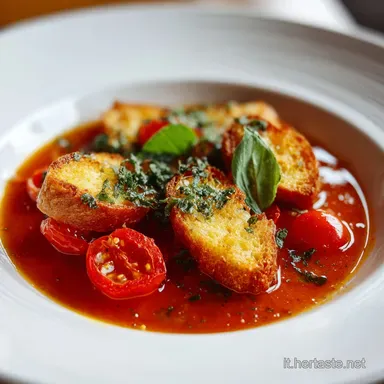 Minestra di Pane: Ricetta dal Gusto Toscano per 4 Scheda ricetta