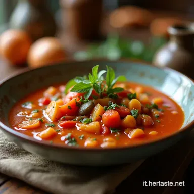 Minestrone del Contadino La Ricetta Facile e Corposa della Nonna Scheda ricetta