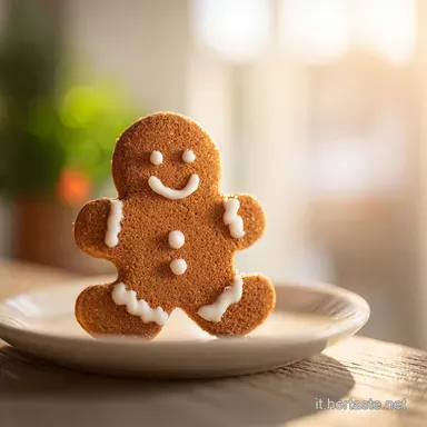 Omino di Pan di Zenzero da Colorare con Glassa in 65 Minuti Scheda ricetta