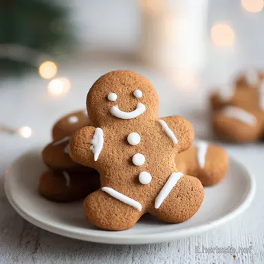 Omino Pan di Zenzero: Ricetta per 32 Biscotti Croccanti Scheda ricetta