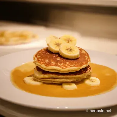 Pancake alla Banana Un Risveglio Soffice e Goloso Scheda ricetta