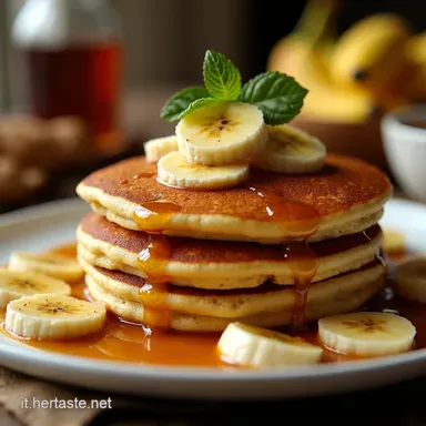 Pancake con Banana Soffici e Golosi Come al Bar Scheda ricetta