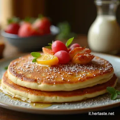 Ricetta Pancake Dietetici Proteici con Yogurt Greco Scheda ricetta