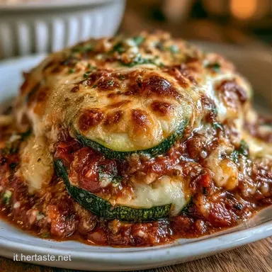 Parmigiana di Zucchine per 4 Persone Scheda ricetta
