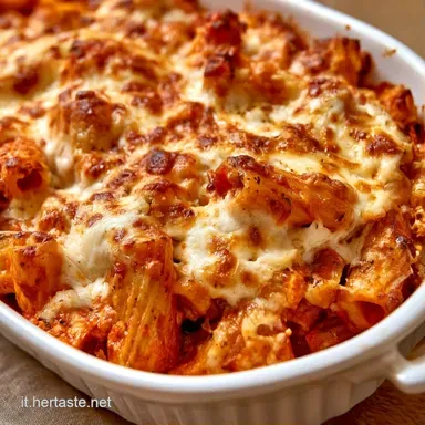 Pasta Al Forno Con Mozzarella: 4 Persone Scheda ricetta