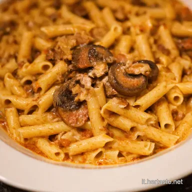 Pasta con Salsiccia e Funghi La Boscaiola della Nonna Scheda ricetta