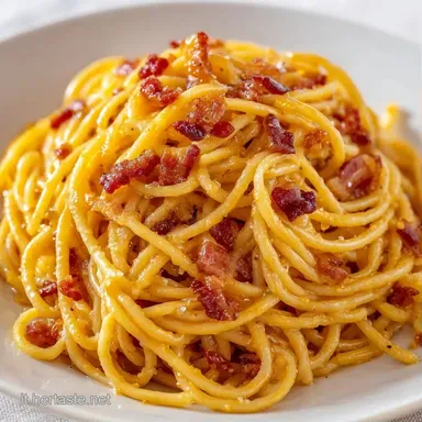 Pasta Alla Carbonara Veloce in 15 Minuti Scheda ricetta