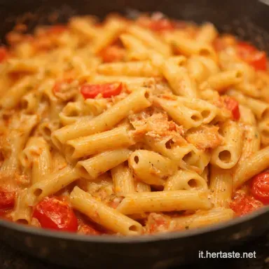 Pasta Pomodorini e Tonno Ricetta Veloce da Chef Scheda ricetta