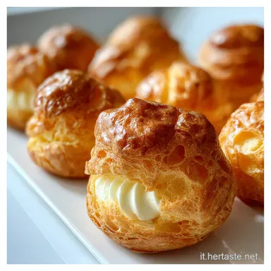 Pasta choux per profiteroles: Crispy Baked Scheda ricetta