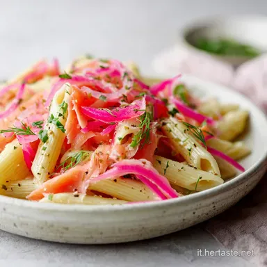 Pasta con Philadelphia e Salmone in 25 Minuti: Vellutata Scheda ricetta