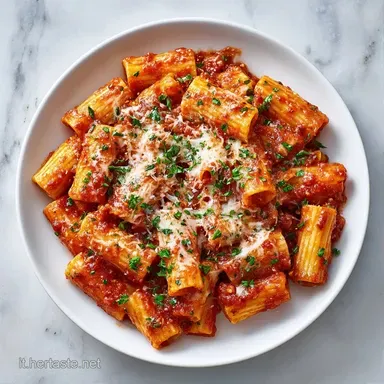Pasta Economica Grandi Porzioni per 8 Scheda ricetta