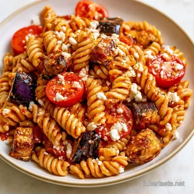Pasta Fredda Melanzane E Feta 30 Minuti Scheda ricetta