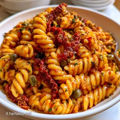 Pasta Fredda Pomodori Secchi per 4 Persone Scheda ricetta