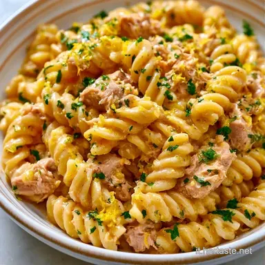 Pasta Fredda Tonno e Limone in 20 Minuti Scheda ricetta