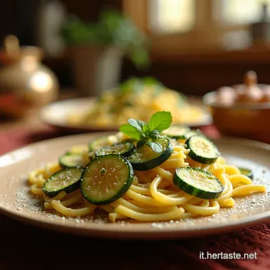 Pasta Ricotta e Zucchine Ricetta Facile e Veloce Scheda ricetta