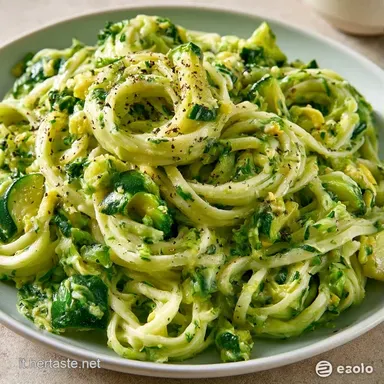 Pasta Zucchine Cremosa Veloce (20 min) Scheda ricetta