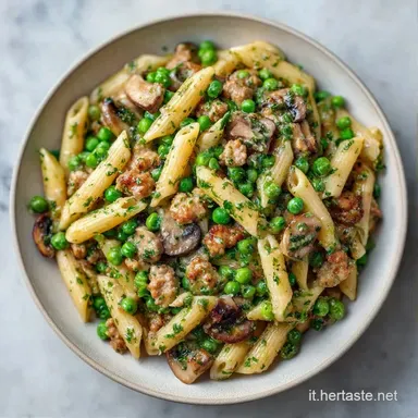 Penne Alla Boscaiola Gruppi: 10 Porzioni Scheda ricetta