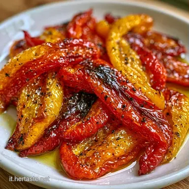 Peperoni Arrostiti: Friggitrice Aria Scheda ricetta
