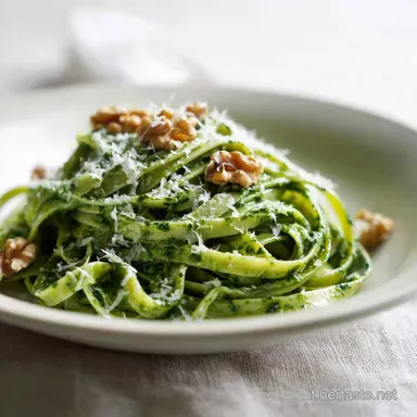 Pesto Cavolo Nero Noci Pecorino per Pasta in 20 Min Scheda ricetta