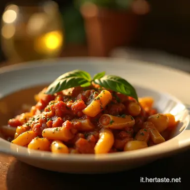 Pici Fatti in Casa alle Etrusca Ricetta Toscana Autentica Scheda ricetta