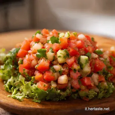 Pico de Gallo Fresco La Ricetta Messicana che ti Conquista Scheda ricetta