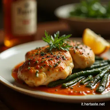 Petto di Pollo al Forno Succoso con Crosta Croccante Scheda ricetta